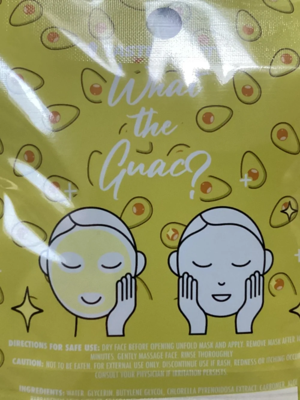 Taste Beauty What The Guac? Purifying Avocado With Aloe Face Mask Bundle 8 total